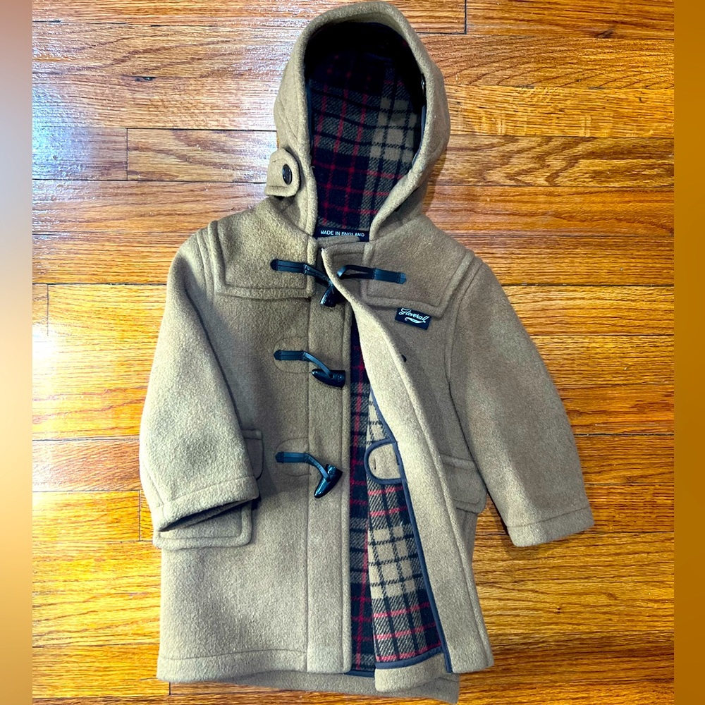 Cloverall 100% Wool duffle coat